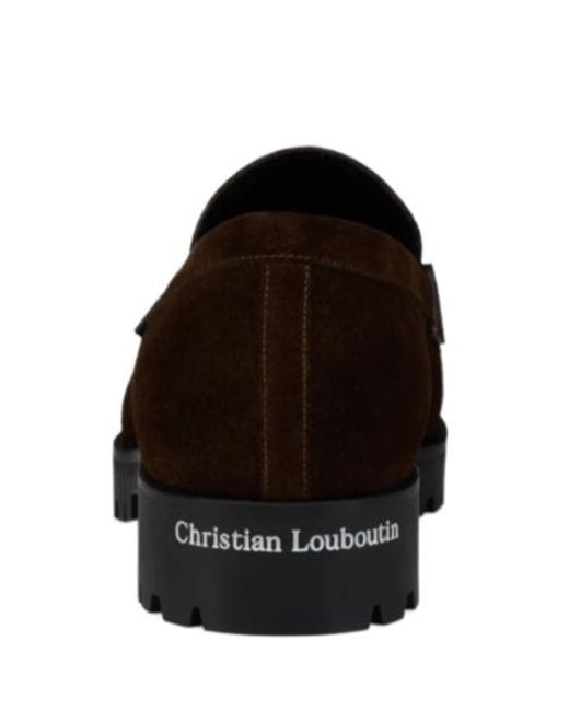 Christian Louboutin Brown Cavavin Moccasins for men