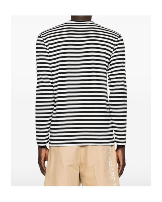 Comme des Garçons Blue Striped T-Shirt