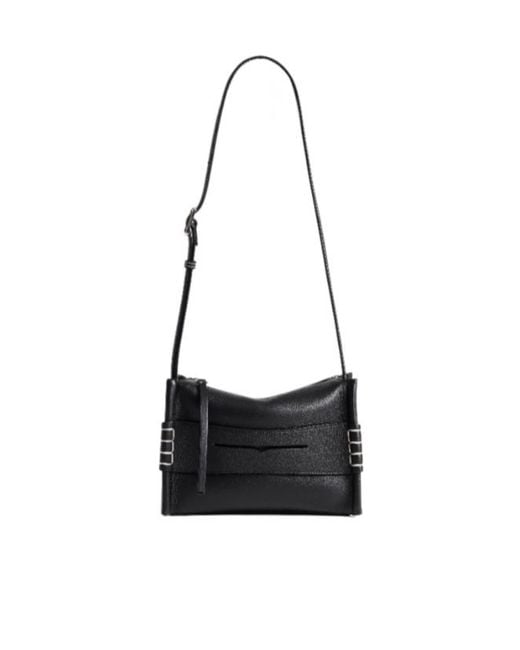J.W. Anderson Black Small Messenger Loafer Bag