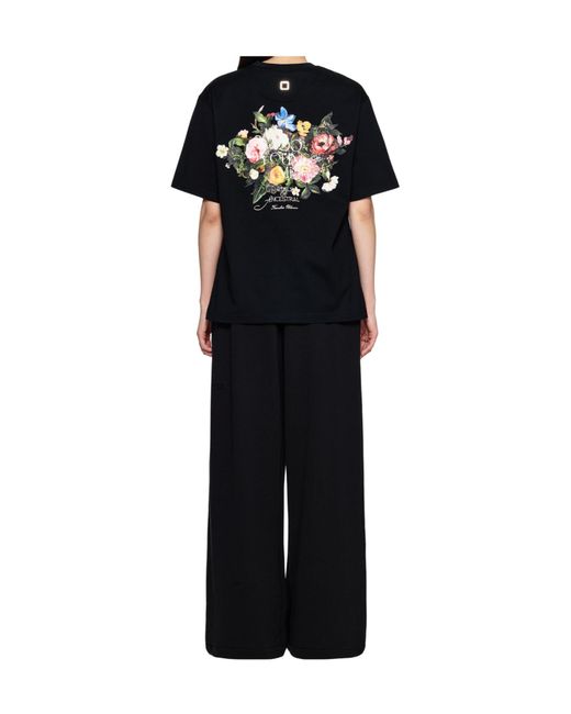 Wooyoungmi Black Logo Crew Neck T-Shirt