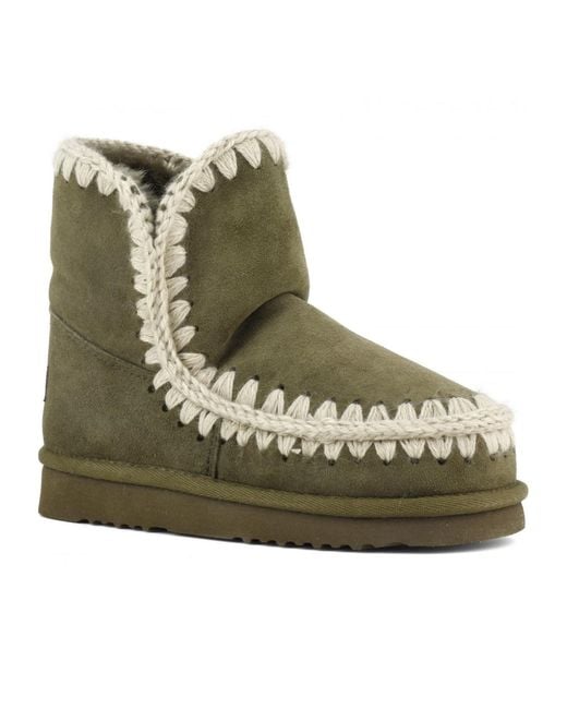 Mou Green Eskimo Ankle Boots