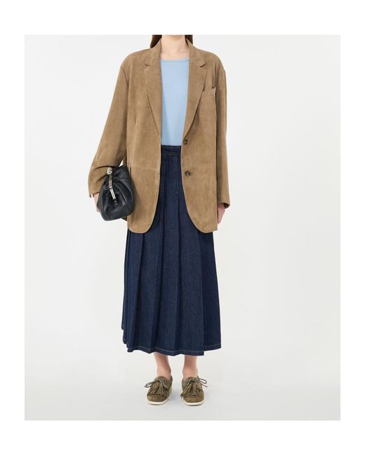 Weekend by Maxmara Brown Cedro Single-Breasted Blazer