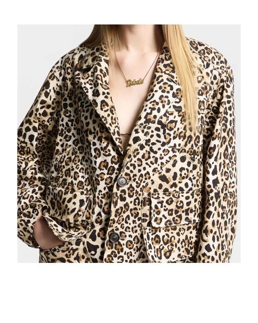DSquared² Multicolor Animal Print Single-Breasted Jacket