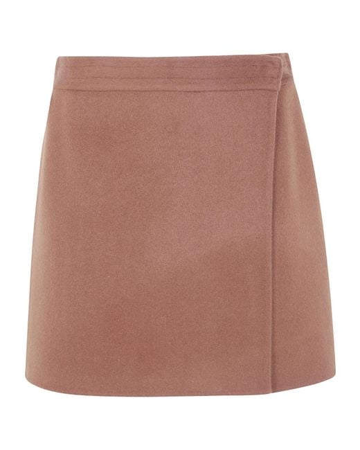 Semicouture Brown June Skirt