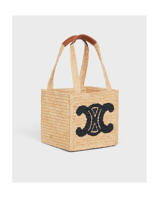 Céline White Cube Bag Cuir Triomphe