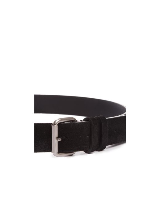 Dondup Black Pin Buckle Belt for men