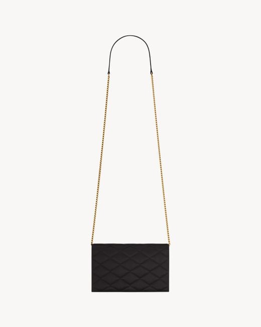 Saint Laurent White Paris Chain Shoulder Bag