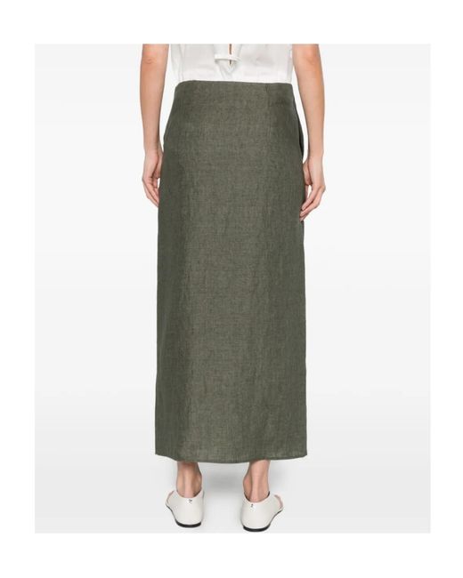Herno Green Wrap Skirt