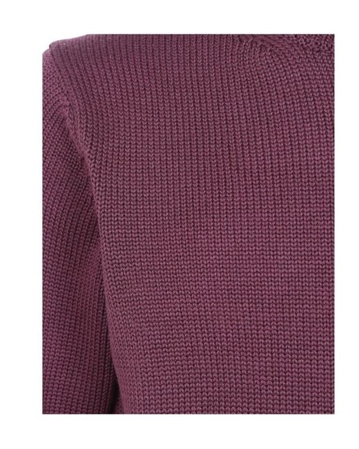 Nuur Purple Turtleneck Sweater for men