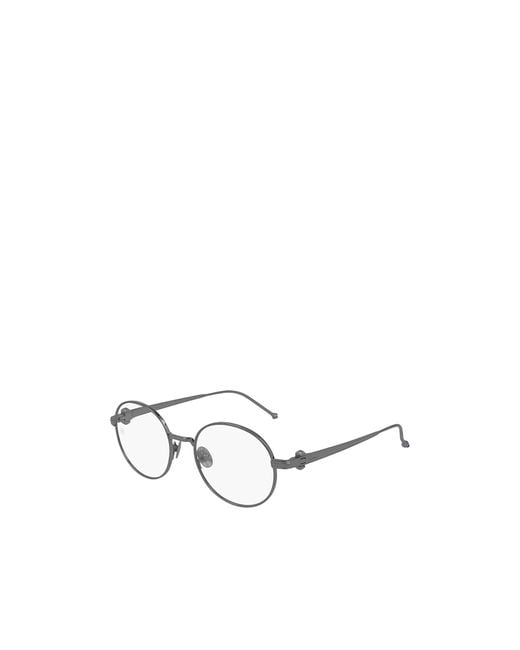 Cartier White Round Glasses for men