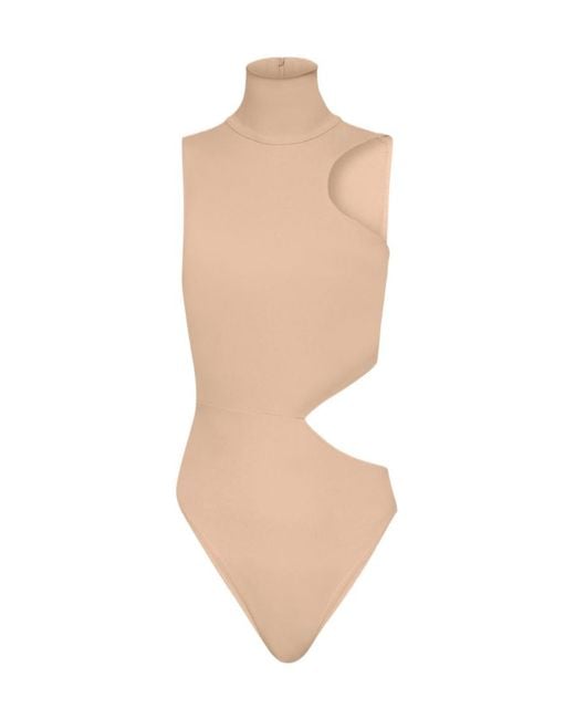 Wolford White Warm Up Cut-Out Bodysuit