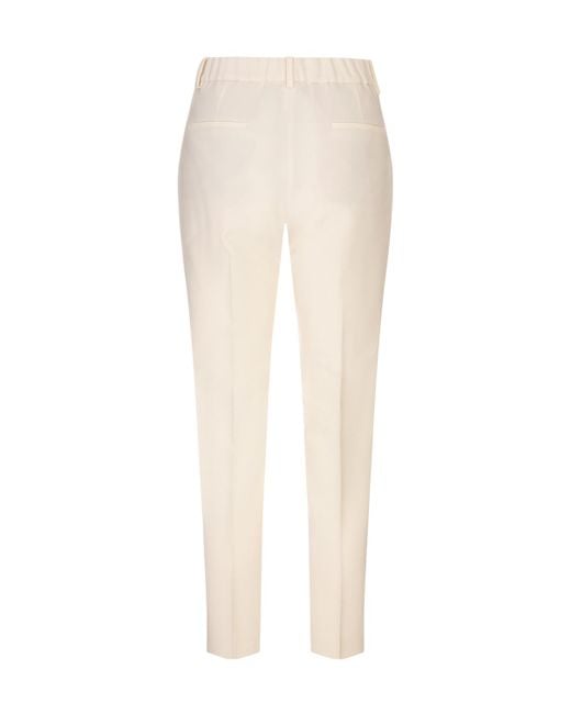 Incotex White Belt Loops Casual Pants