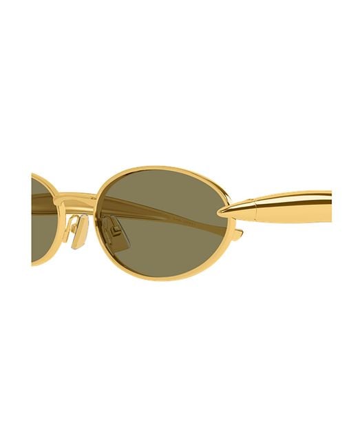 Bottega Veneta Multicolor Eyewear Oval Frame Sunglasses for men