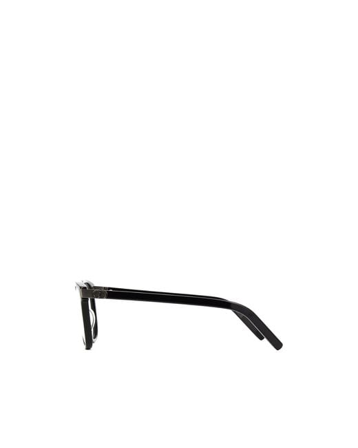 Dior Metallic Eyewear Square Frame Glasses for men