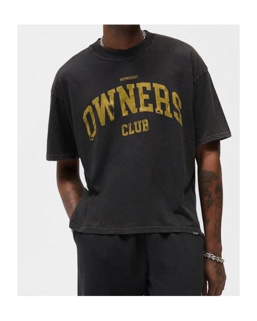 Represent Black Owners Club T-Shirt for men