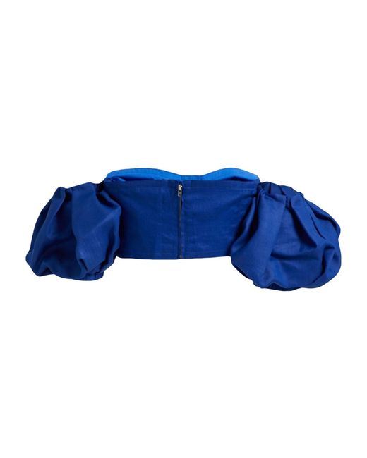 Isabel Marant Blue Cropped Top