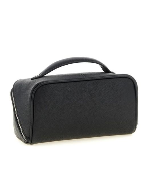 Vivienne Westwood Black Cosmetic Case Orb Zipped Makeup Bag