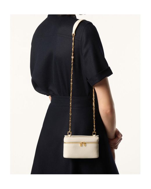 Loro Piana Natural Extra Pocket Mini Pouch