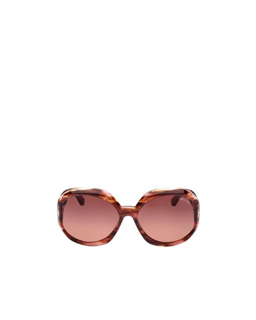 Tom Ford Pink Logo Logo Sunglasses