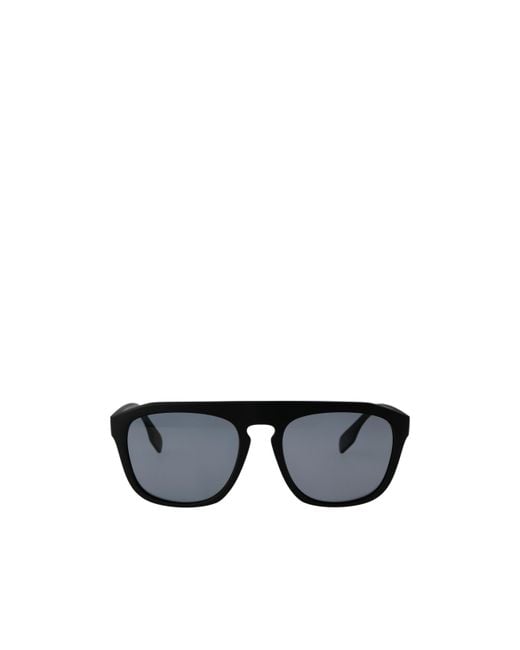 Burberry Black Eyewear Square Frame Sunglasses for men