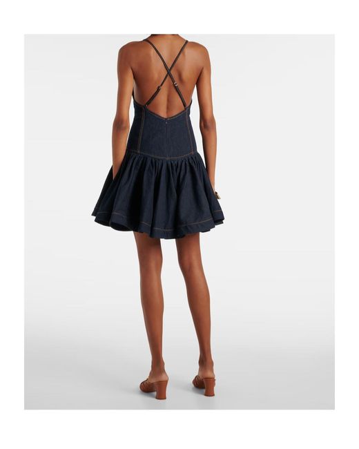 Zimmermann Blue Sleeveless Dress