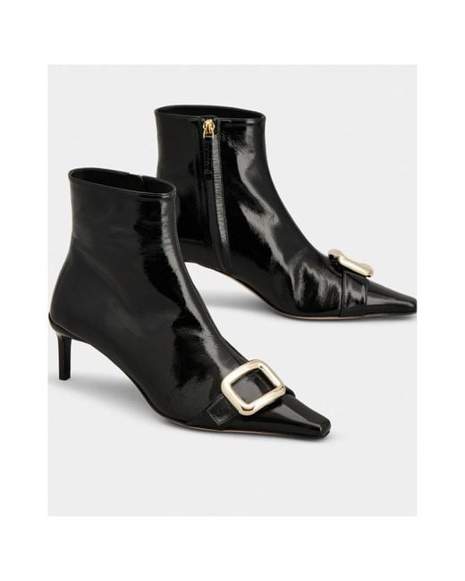 Roger Vivier Black Viv' Canard Boots