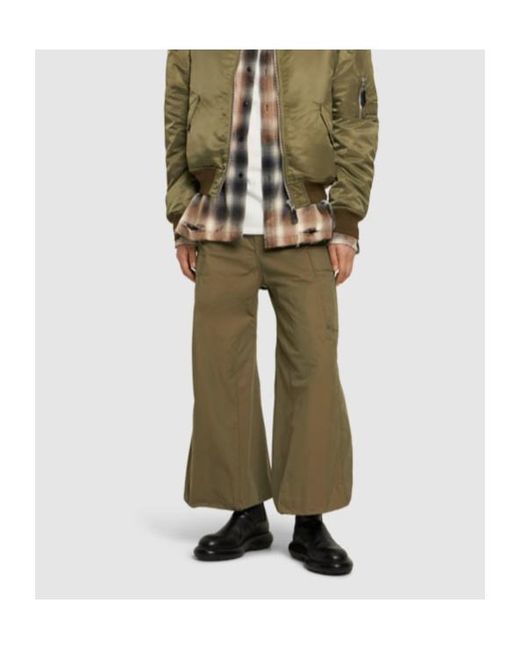 Doublet Green Belt-Loop Overalls for men