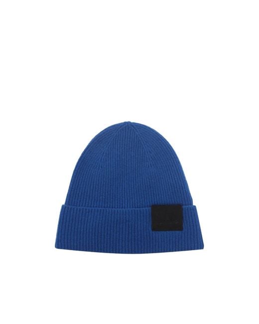 Tom Ford Blue Cuffed Knit Hat for men