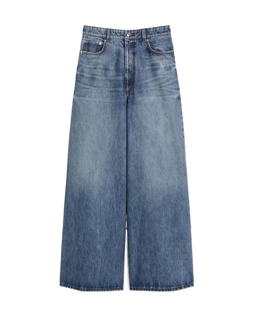 Sportmax Blue Spdangri Wide Leg Jeans