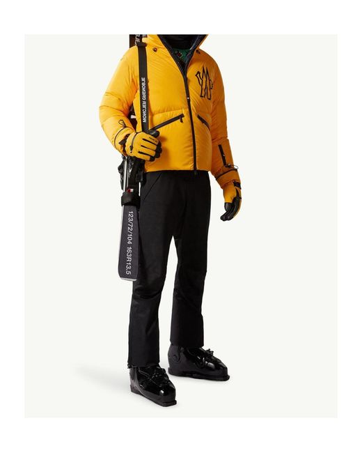 Moncler Black Insulated Ski Pants for men