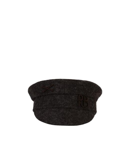 Ruslan Baginskiy Black Logo Decal Newsboy Hat