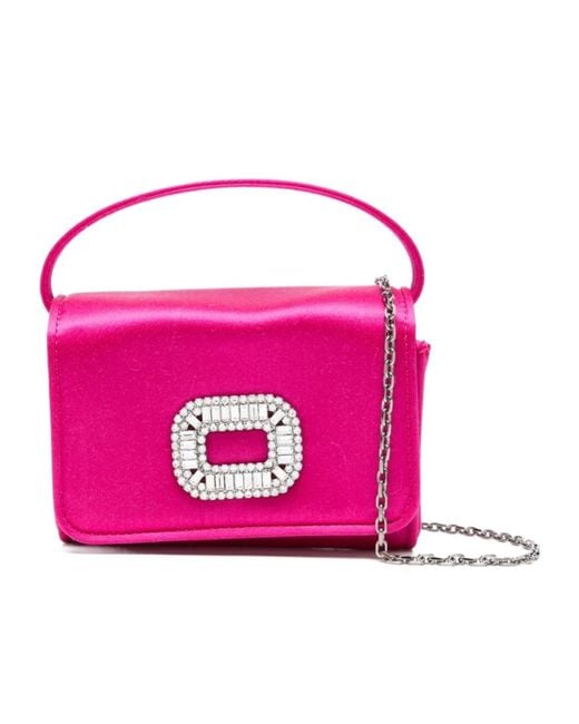 Roger Vivier Pink Pilgrim Mini Bag