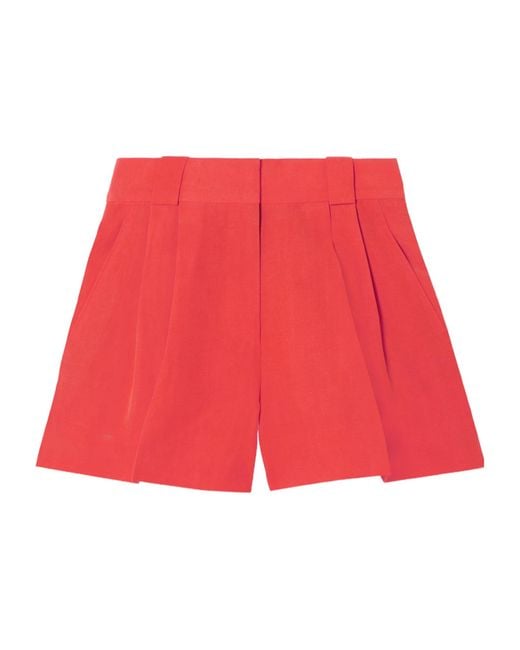 Blazé Milano Red Belt Loop Shorts