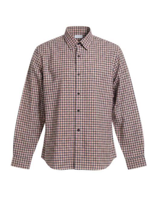 Dries Van Noten Purple Long-Sleeved Shirt for men