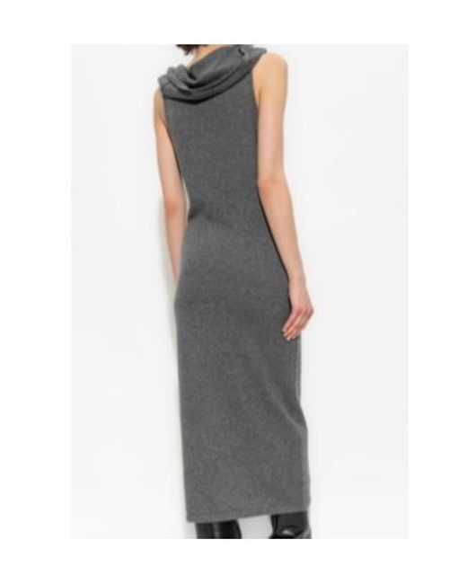 The Attico Gray The Midi Dress