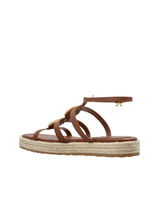 Gianvito Rossi Brown Round-Toe Buckle-Fastened Sandals