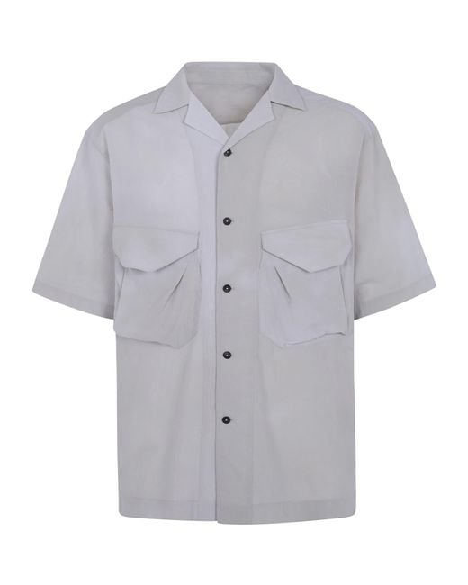 Ziggy Chen Gray Button-Up Shirt for men