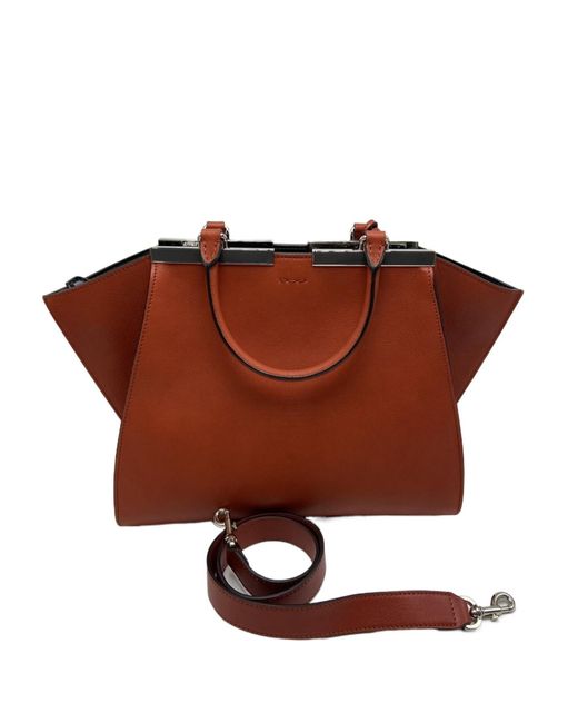 Fendi Brown Double-Handled Handbag