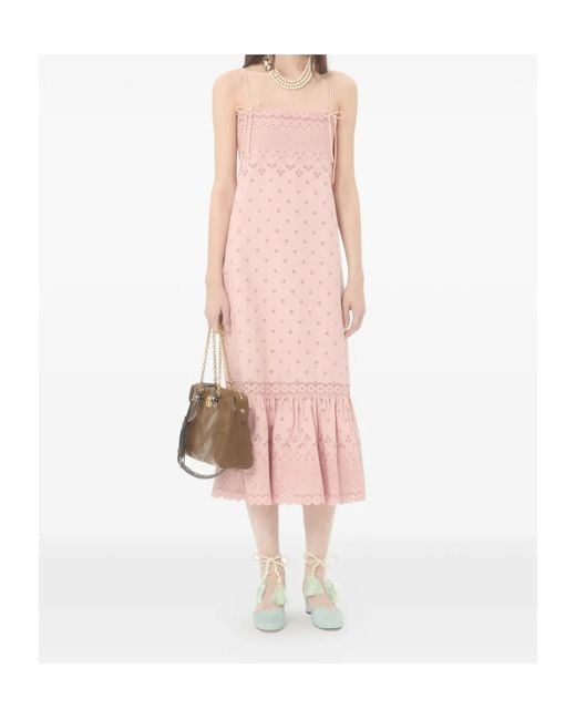 Valentino Pink Midi Dress