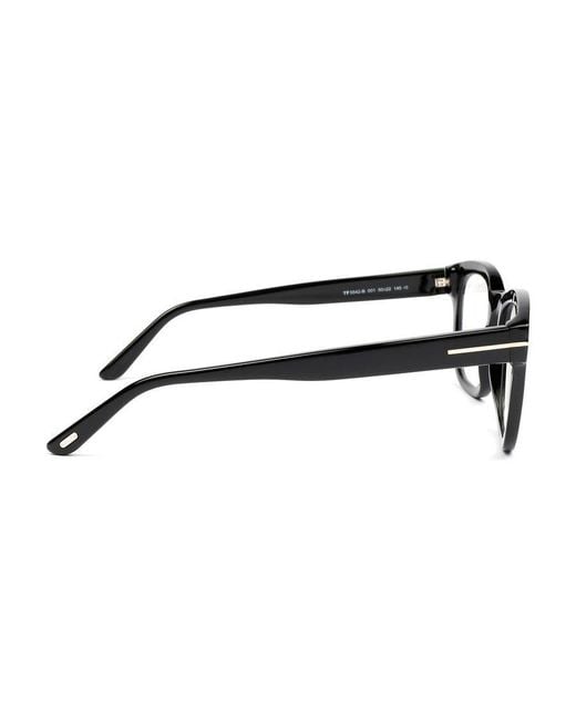 Tom Ford White Eyewear Square Frame Glasses for men