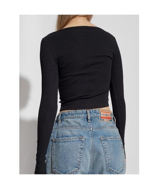 DIESEL Black T Ballet D Ribbed Top
