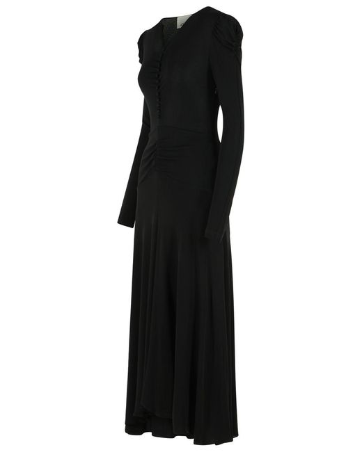 Isabel Marant Black 'Nejma' Viscose Dress