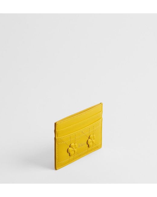 Dior Yellow Jardin Freesia Card Holder