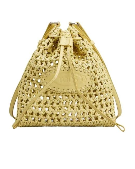 Tod's Metallic Bucket Bag