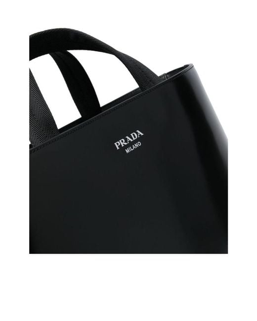 Prada Black Double-Handle Handbag for men