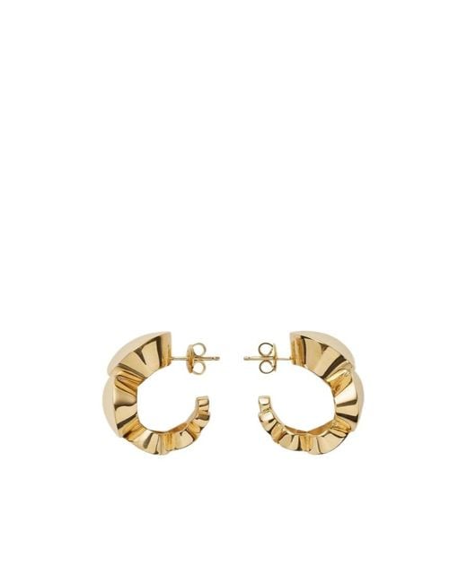 Bottega Veneta Metallic Polished Bijoux Sculpted Earrings