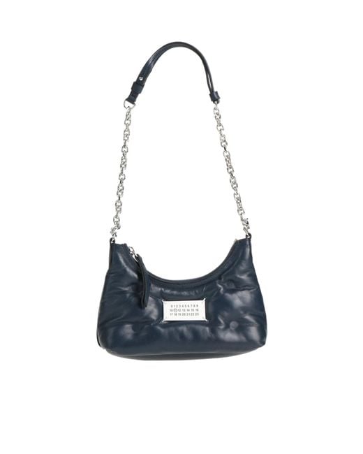 Maison Margiela Blue Plain Colour Shoulder Bags