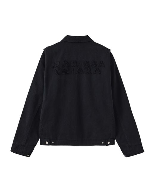 Marissa Chiara Black Long-Sleeved Jacket for men