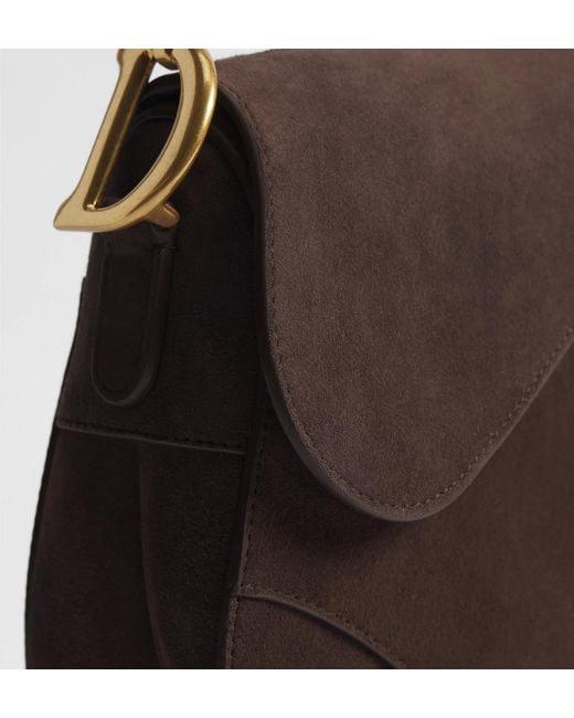 Dior Brown Saddle Bag With Strap