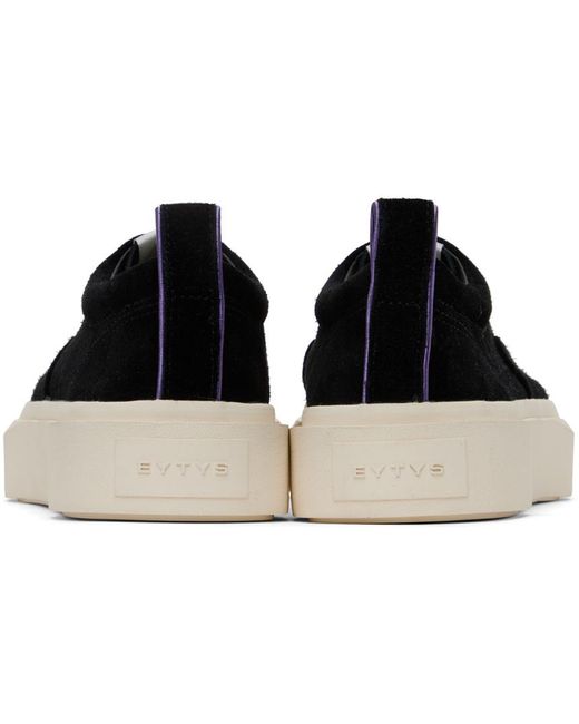 Eytys Black Logo Patch Low-Top Sneakers for men